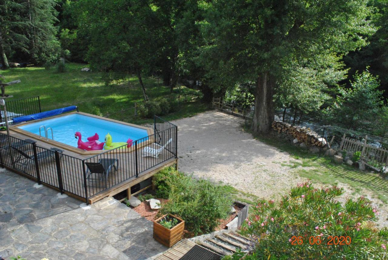 Alberguiere - Piscine Chauffee - Plancha - Barbecue Sainte-Croix-Vallee-Francaise Eksteriør billede